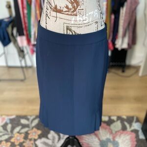 Elegant Navy Blue Women's Skirt